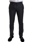 Dolce & Gabbana Martini Vest, Blazer & Pants 3-Piece Suit - Black