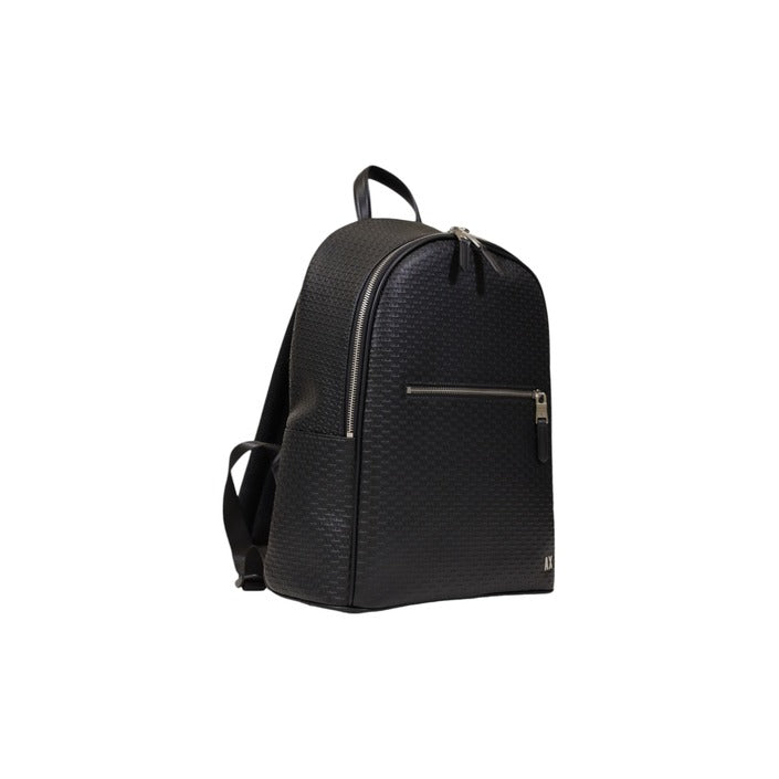 Armani Exchange Logo Unisex All Black Backpack