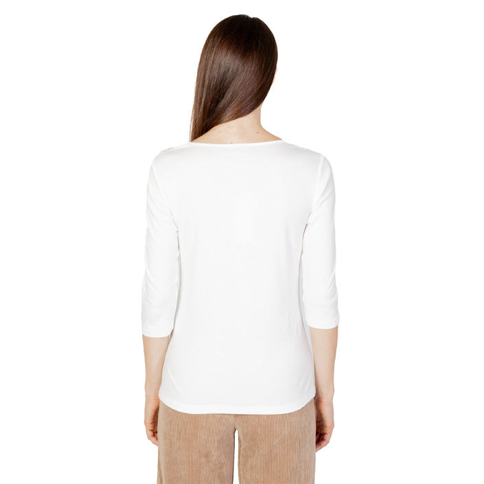 Street One Minimalist Cotton-Blend Quarter Sleeve Top