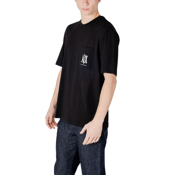 Armani Exchange Logo 100% Cotton Crewneck T-Shirt