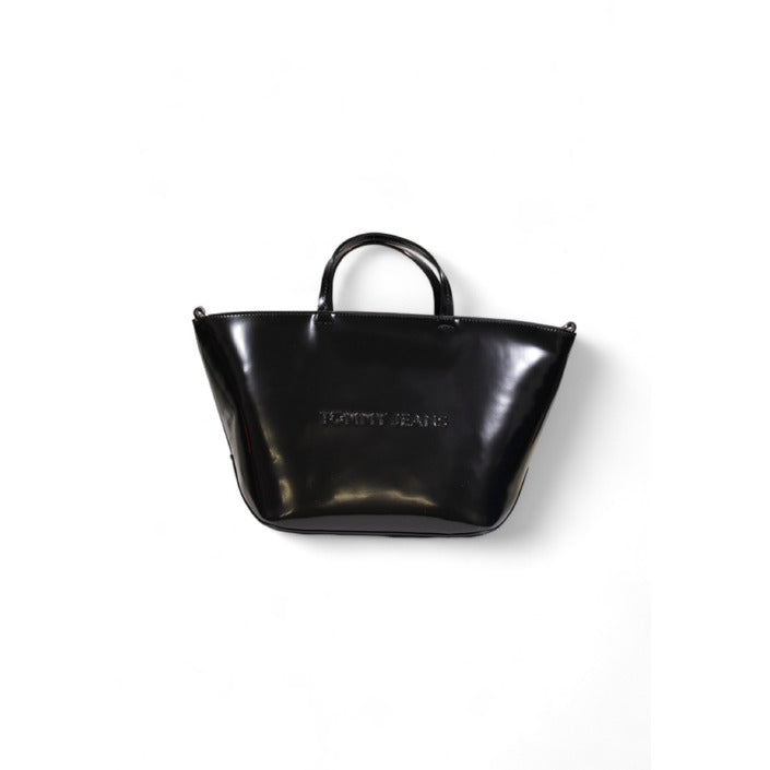 Tommy Hilfiger Logo Vegan Leather Top Handle Shoulder Bag