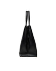 Calvin Klein Minimalist Black Vegan Leather Tote Bag