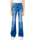 Tommy Hilfiger Jeans Logo Medium Wash Flared-Boot Cut Jeans