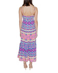 Only Tribal Midi Dress With Sweetheart Neckline