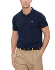 Tommy Hilfiger Jeans Logo Pure Cotton Polo Shirt - Dark Blue, Navy