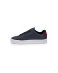 Tommy Hilfiger Jeans Logo Genuine Leather Low Top Lace-Up Sneakers