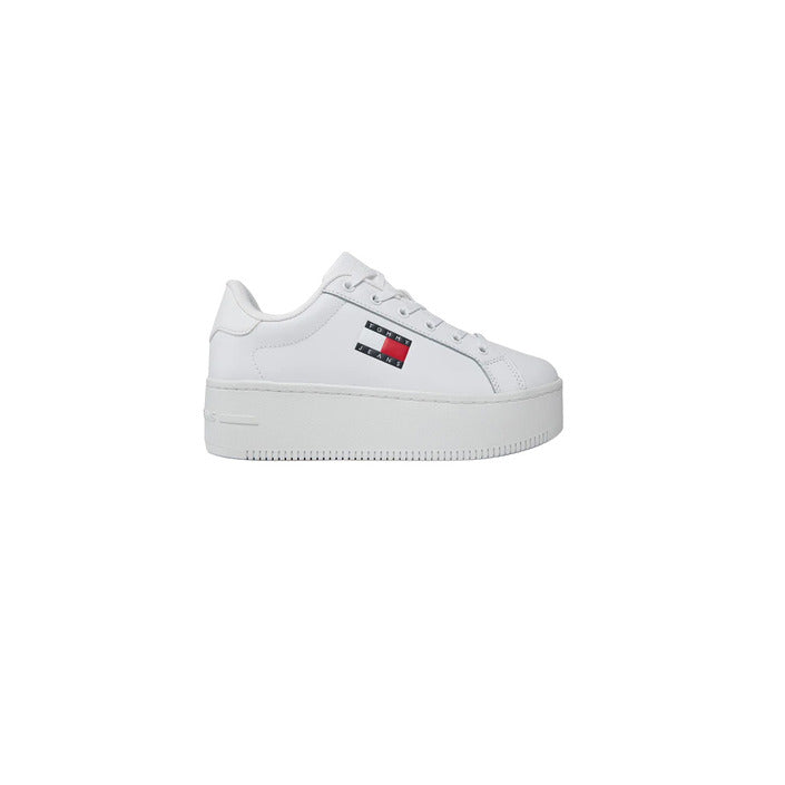 Tommy Hilfiger Jeans Ultra Chunky Sole Leather Low Top Lace-Up Sneakers
