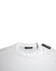 Balenciaga Logo Tag Off White Tee