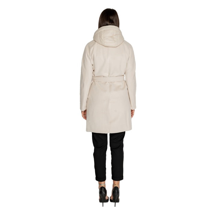 Clerã© Minimalist Hooded Front Tie Longline Coat