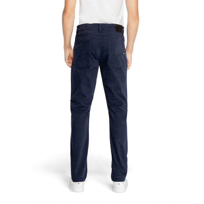 Gas Minimalist Blue Color Chinos Straight Leg Fit