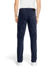 Gas Minimalist Blue Color Chinos Straight Leg Fit