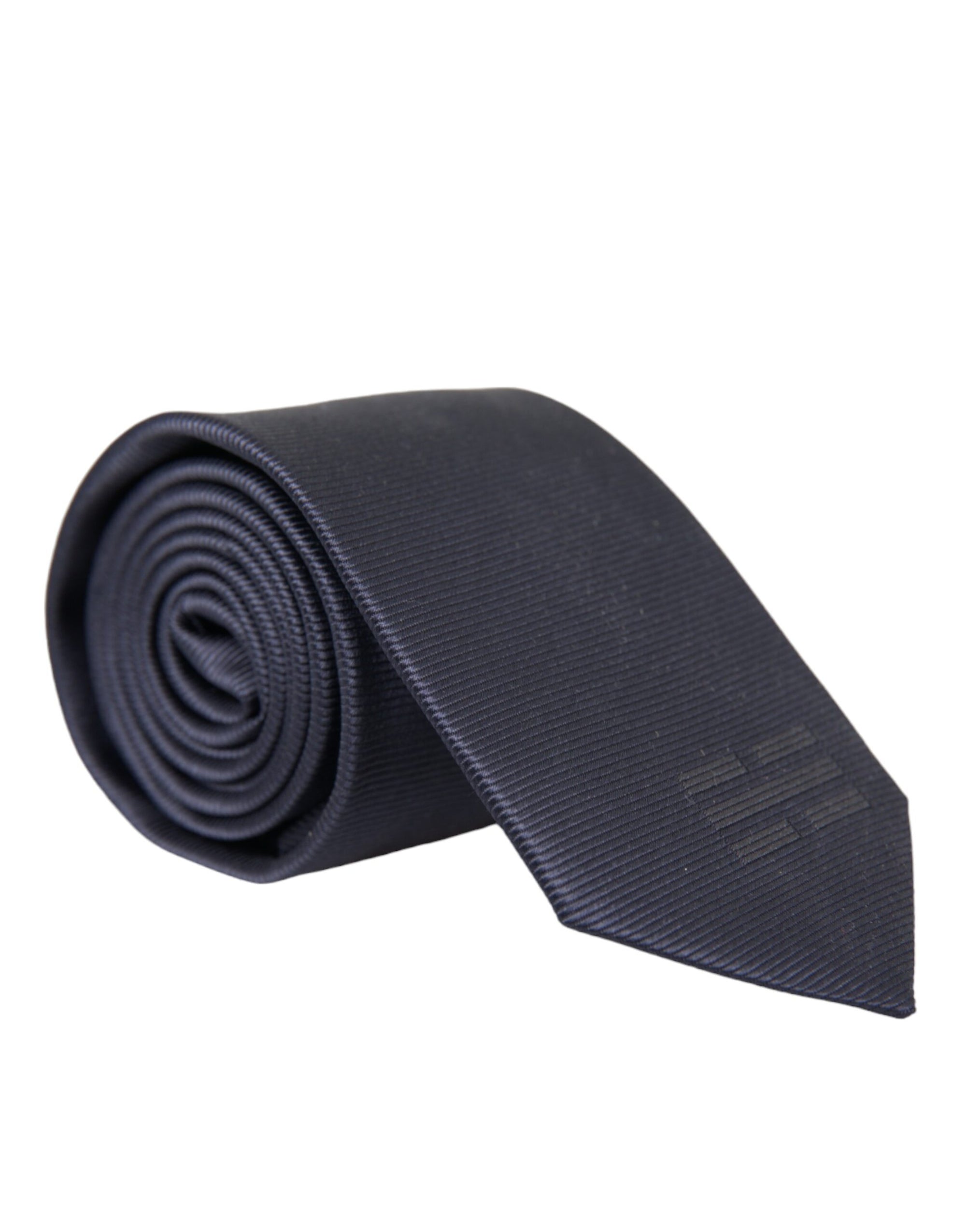 Dolce & Gabbana Solid Deep Blue Silk Slim Suit Tie