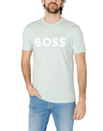 Boss Logo Pure Cotton T-Shirt - Multiple Colors