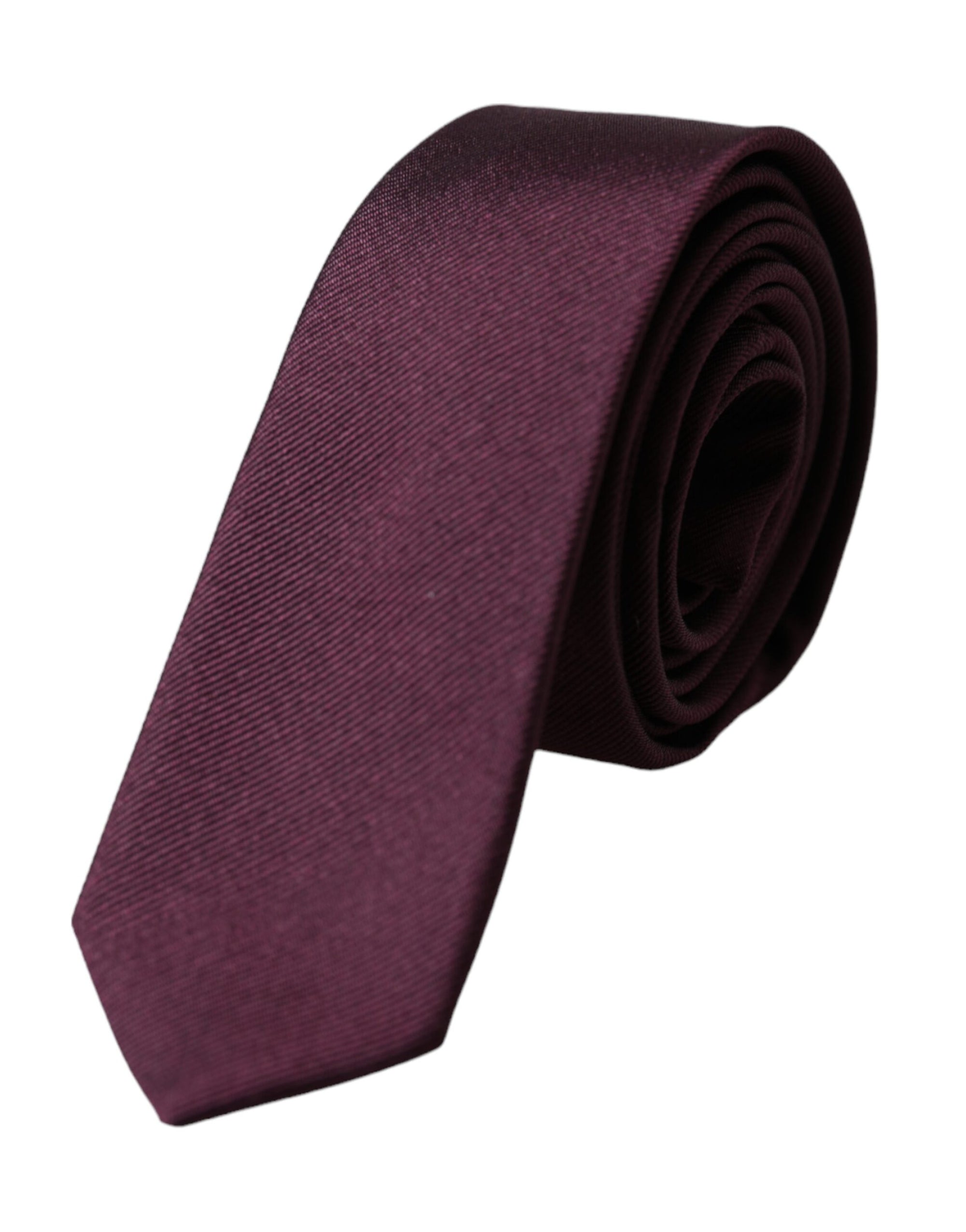 Dolce & Gabbana Silk Suit Tie - Burgundy
