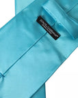 Dolce & Gabbana Silk Suit Tie - Light Blue