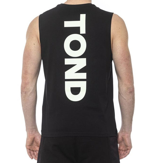Tond Cotton Tank Top - Black - Made In Italy