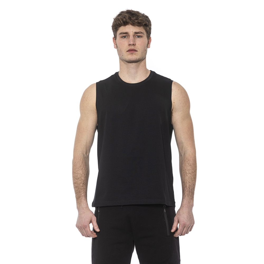 Tond Cotton Tank Top - Black - Made In Italy