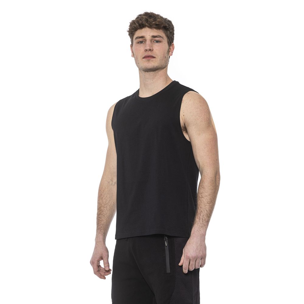 Tond Cotton Tank Top - Black - Made In Italy