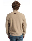 Roberto Pepe Luxury Wool-Marabou Jacket - Beige - Made In Italy