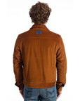 Roberto Pepe Luxury Corduroy Jacket - Rust - Made In Italy