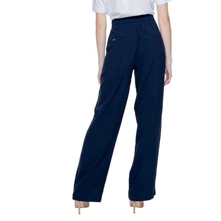 Street One Blue Wide Meg Suit Pants