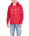 Tommy Hilfiger Logo Hooded Pullover Cotton-Blend