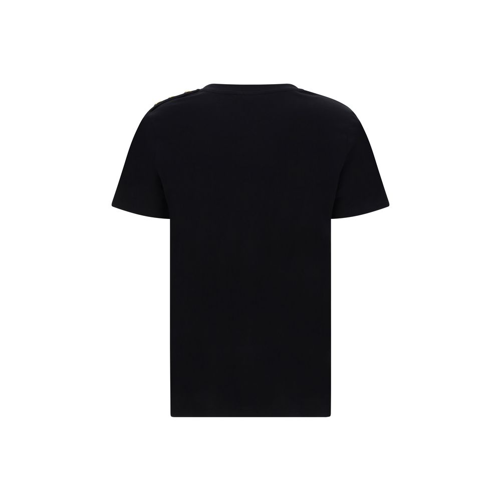 Balmain Logo Cotton Crewneck T-Shirt