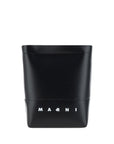 Marni Logo Bucket Crossbody Bag - Black
