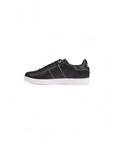 EA7 By Emporio Armani Logo Genuine Leather Lace-Up Low Top Sneakers