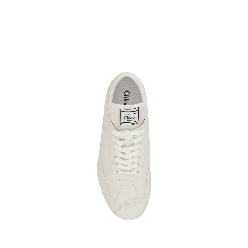 Chloé Kick Leather Low Top Sneakers