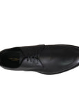 Dolce & Gabbana Black Leather Sartoria Handcrafted Derby Lace-Up Shoes