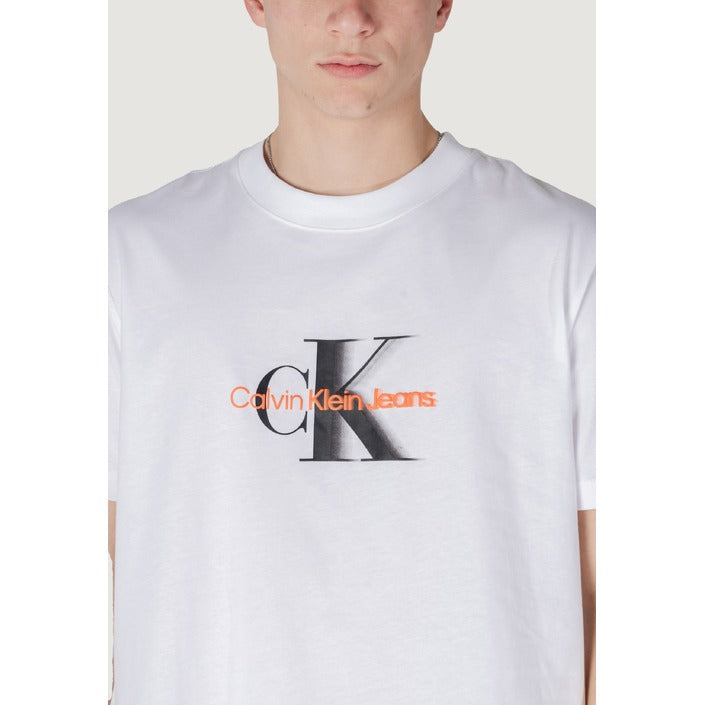 Calvin Klein Jeans Logo Crewneck T-Shirt 100% Cotton