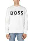 Boss Logo Cotton-Rich Athleisure Sweatshirt