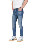 Antony Morato Distressed Medium Wash Skinny Jeans