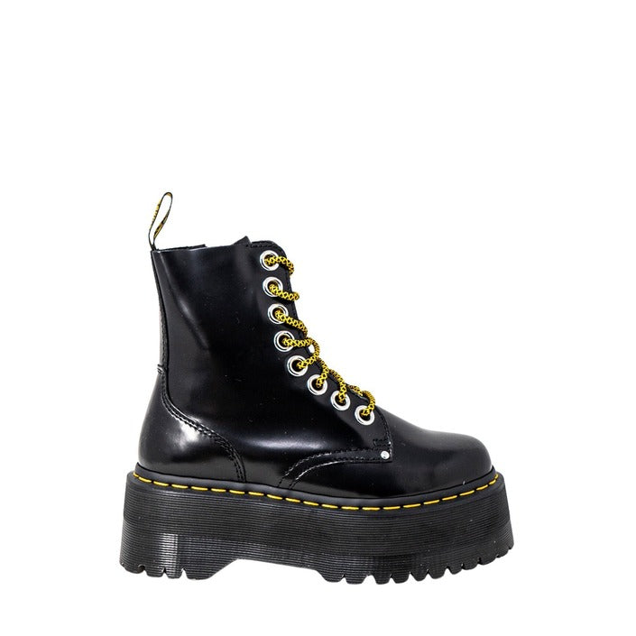 Dr. Martens Logo Leather High Shine Wet Look Lace-Up Boots