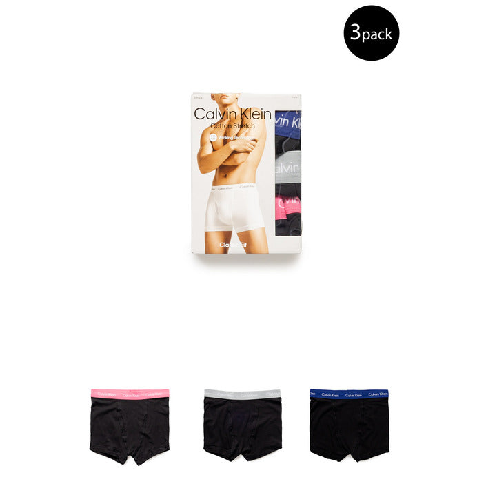Calvin Klein Underwear Logo Cotton Stretch Trunks - 3 Pack