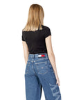 Tommy Hilfiger Jeans Logo Cotton-Blend Crop T-Shirt