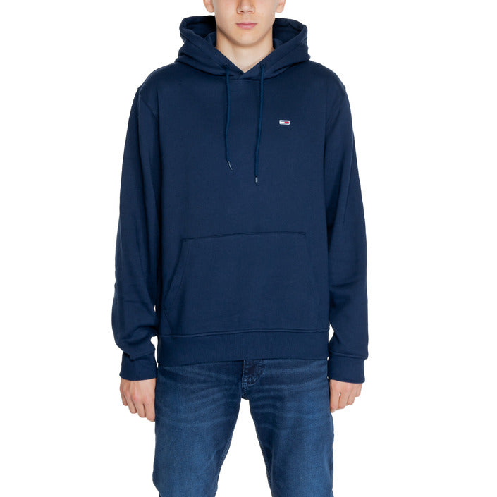 Tommy Hilfiger Logo Hooded Pullover Cotton-Blend