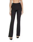 Sandro Ferrone Minimalist High Waist Boot Cut Suit Pants