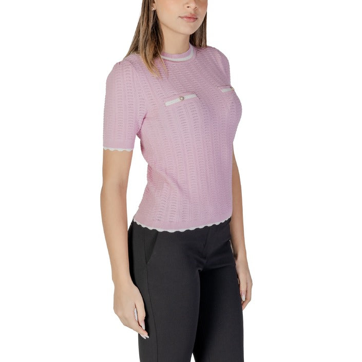 Morgan De Toi  Scalloped Trim Top