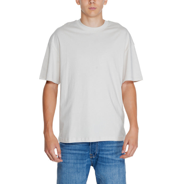 Jack & Jones Minimalist 100% Cotton Crewneck T-Shirt