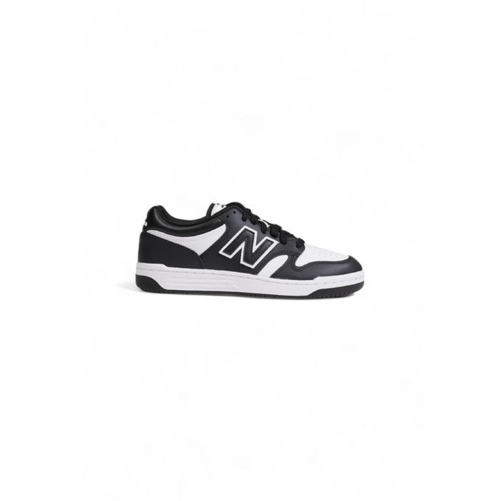 New Balance Logo Genuine Leather Low Top Lace-Up Sneakers