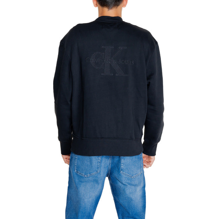 Calvin Klein Jeans Logo Cotton-Blend Zipper Jacket