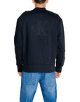 Calvin Klein Jeans Logo Cotton-Blend Zipper Jacket