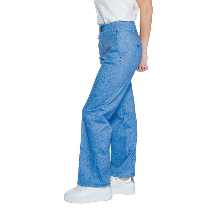 Street One Blue Wide Leg Pants