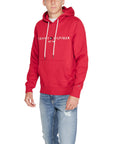 Tommy Hilfiger Logo Hooded Pullover Cotton-Blend