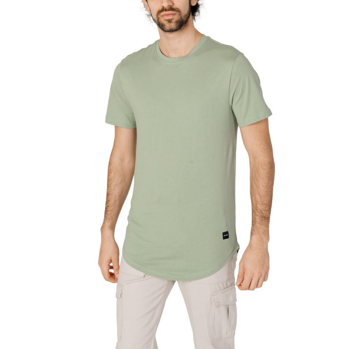 Only & Sons Logo 100% Cotton T-Shirt - light green