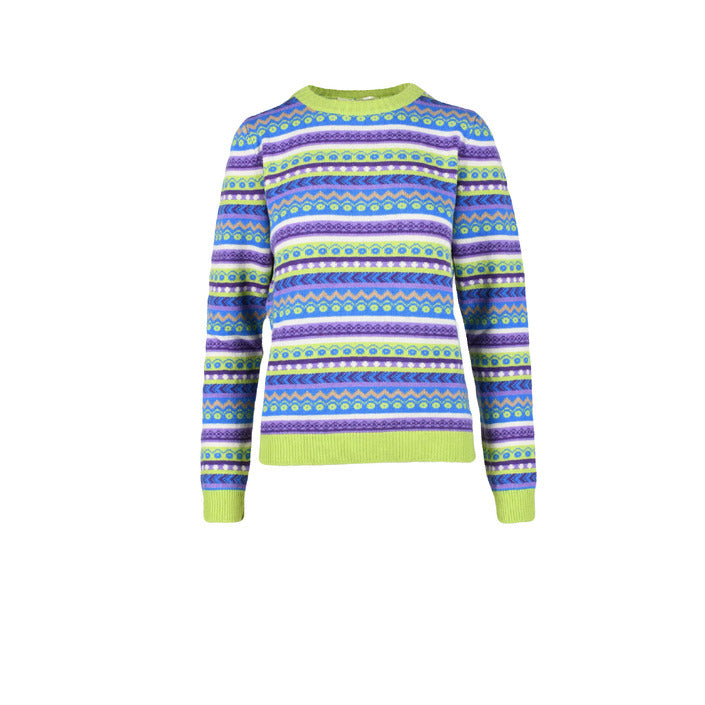 Kontatto Multicolor Striped Wool-Cashmere Blend Knit Sweater