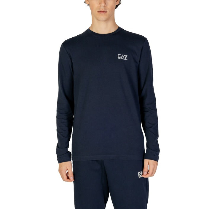 EA7 By Emporio Armani Cotton-Rich Long Sleeve Top