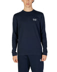 EA7 By Emporio Armani Cotton-Rich Long Sleeve Top